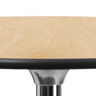 High Wood Tables Cocktail Bar Dining Folding Table with Solid Wood Finish Nitrolacquer