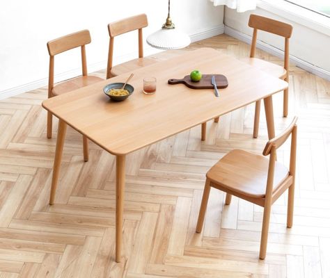 Other Mail Packing Wood Dining Table and Chair Furniture Set in Modern Nordic Style with Design