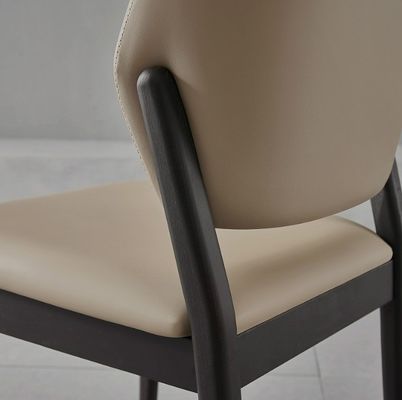 Upgrade Your Dining Furniture with Stylish Nordic Style Modern Dining Chair Upholstered in PU Leather