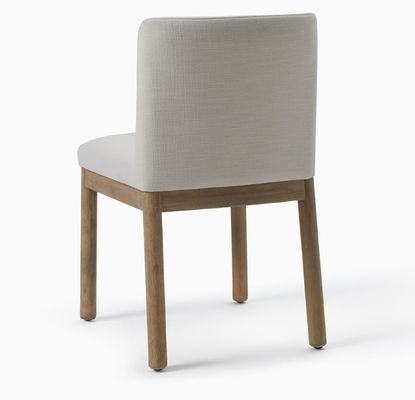 Modern Home Furniture Cafe Fabric Upholstered Sturdy Wood Dining Chair with Sturdy Construction