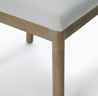Modern Home Furniture Cafe Fabric Upholstered Sturdy Wood Dining Chair with Sturdy Construction