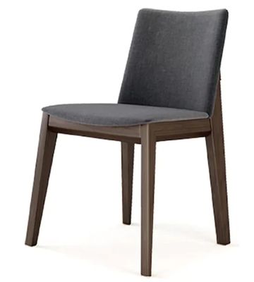 Natural Solid Wood Leisure Back Office Home Upholstery Nordic Style Dining Chair for School