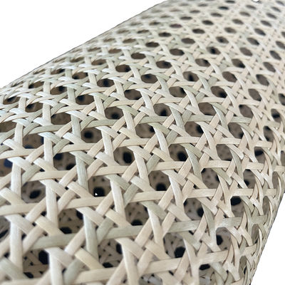 Sturdy and Versatile Solid Wood PU Leather Fabric Natural Plastic Rattan Sample with Nitrolacquer Finish
