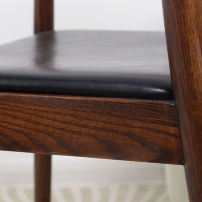Solid Ash Wood Nordic Design Presidential Armchair for Restaurant Dining Furniture