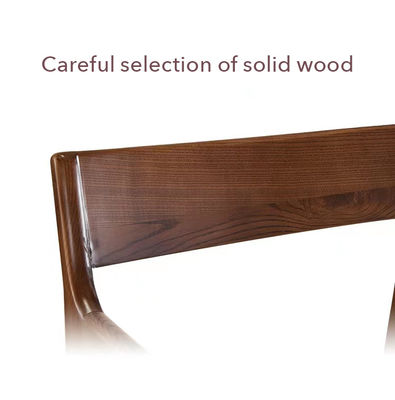 Modern Wooden Design Style PU Leather Chair for Hotel Dining Room Solid Wood Chairs