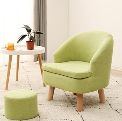 Modern Design Fabric Cover Solid Wood Armchair for Living Room Sofa Chair