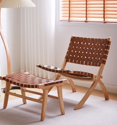 Natural Wood Woven Cord Living Room Chair The Perfect Combination of Style and Function in London