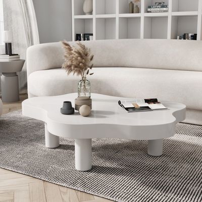 Simple Design Table for Tea and Coffee Park Living Room Furniture in Western Solid Wood Style