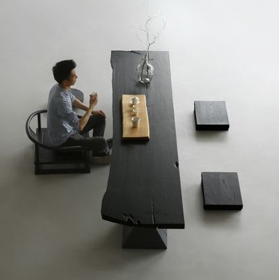 Japanese Design Solid Wood Dining Room Living Room Restaurant Chairs Customized Nitrolacquer Finish for Furniture Pieces