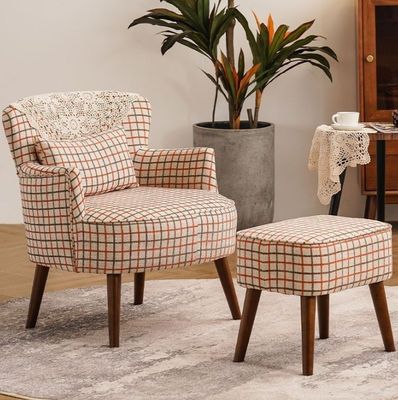 Wooden Arm Chairs for Living Room Furniture American Modern Design Solid Wood Leisure Chair