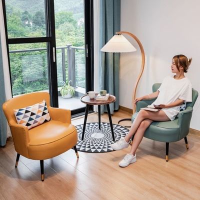Wooden Arm Chairs for Living Room Furniture American Modern Design Solid Wood Leisure Chair