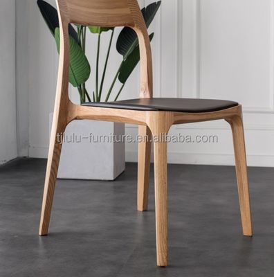Solid Wood Frame Customization Dining Chairs for Modern Restaurant Stacking