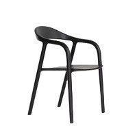 French Modern Solid Wood Armrest Wooden Dining Chair in Mail Packing for Luxury Living Room Furniture