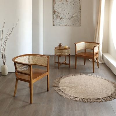 Home Furniture Morden Nordic Woven Cane Black Rarran Dinding Chair Wooden Chair Wicker for Hotel Dining Chairs Upholstered