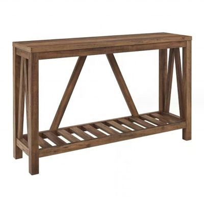 Mail Packing Modern Design Pure Wood Porch Table Simple Shelf Rectangular Table