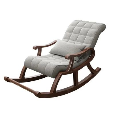 Contemporary Design Solid Wood Rocking Chair W60*D135*H85CM for Living Room