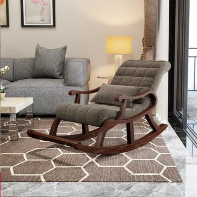 Contemporary Design Solid Wood Rocking Chair W60*D135*H85CM for Living Room