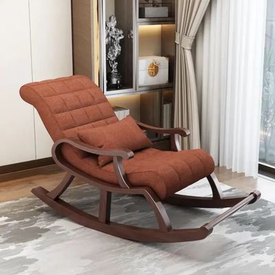 Contemporary Design Solid Wood Rocking Chair W60*D135*H85CM for Living Room