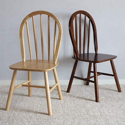 Stylish and Functional Nordic Solid Wood Dining Chair for Elegant Dining Room W49.5*D51*H79 cm