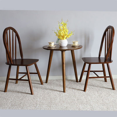 Stylish and Functional Nordic Solid Wood Dining Chair for Elegant Dining Room W49.5*D51*H79 cm