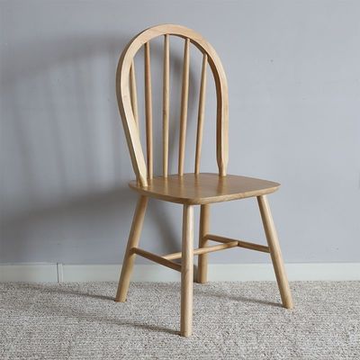 Stylish and Functional Nordic Solid Wood Dining Chair for Elegant Dining Room W49.5*D51*H79 cm