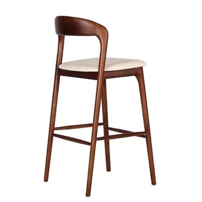 NO Folded Bar Stool for Solid Wood Dining Room Chair Wood in Restaurant Kitchen
