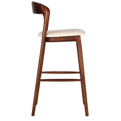 NO Folded Bar Stool for Solid Wood Dining Room Chair Wood in Restaurant Kitchen