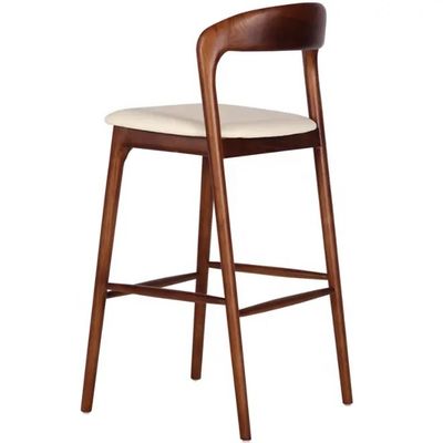 NO Folded Bar Stool for Solid Wood Dining Room Chair Wood in Restaurant Kitchen