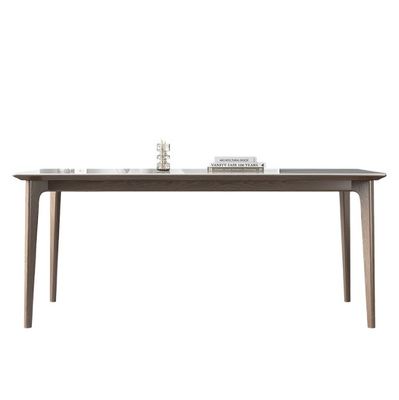 Dining Room Furniture Wood Dining Table Set with Marble Effect Cover Material
