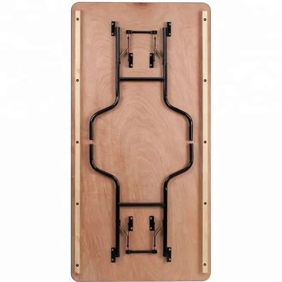 Specific DINING TABLE Finish Nitrolacquer Industrial Style Iron Wood Restaurant Dining Tables Solid Wood Folding
