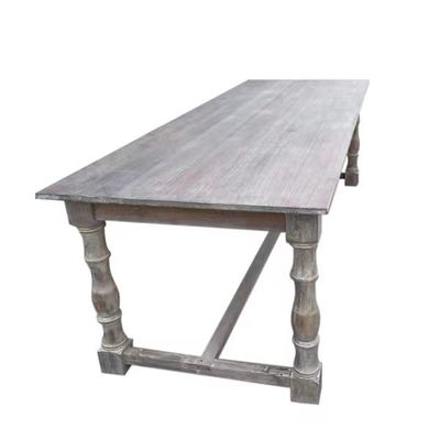 Nitrolacquer Finish American Color Tables Rectamgle Solid Wood Dinning Folding Table for Modern Simple Design
