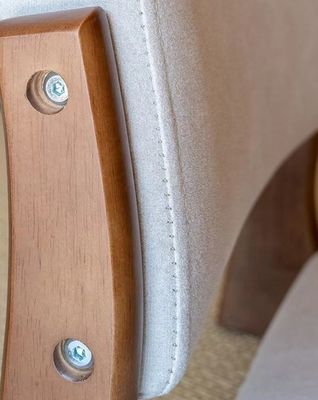 Customized Japanese Tatami Wood Legless Floor Tea Chair with Back Support