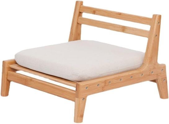 Home Furniture Japanese Tatami Wood Legless Floor Tea Chair with Back Support OEM/ODM YES