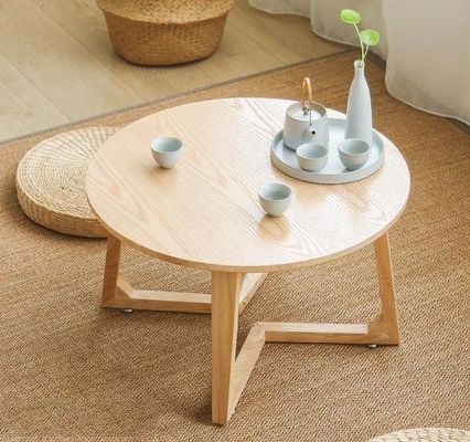 Practical Modern Nordic Design Solid Wood Coffee Table for Office Building Environment