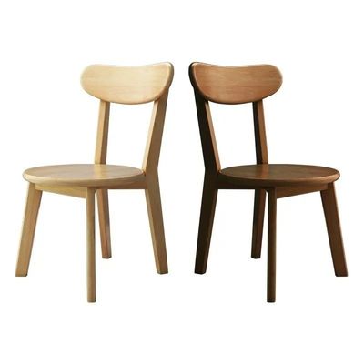 Customized Solid Wood Fast Food Cafe Restaurant Tables and Chairs with Rubber Wood Frame at Prices