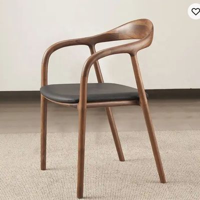 Solid Wood Dining Chair for Restaurant and Dining Room Weight Limit 150kg Design Style EUROPEAN