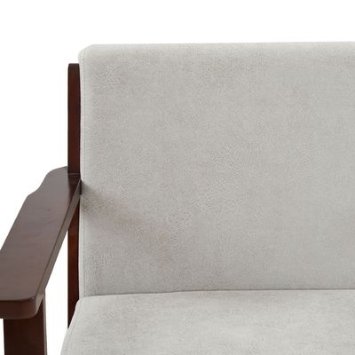 Living Room Modern Arm Sofa Fabric Chaise Lounge Single Sofa Chair with Wabi-Sabi Customized Design