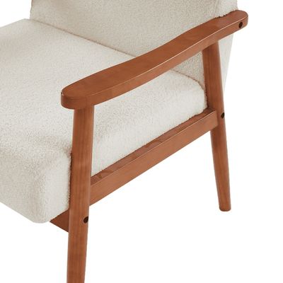 Outdoor Solid Wood Fabric Wooden Sofa Chair for Living Room and Hotel Mail Packing N Modern Design Soft Seat Chair