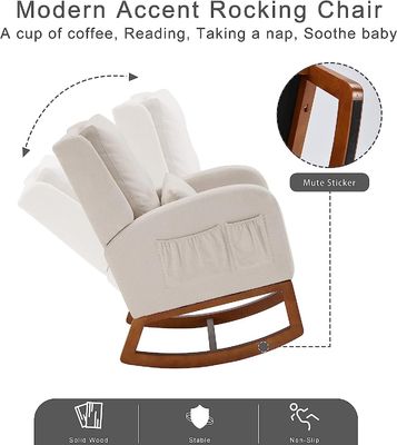 Nordic Fabric Minimalist Cafe Wooden Lounge Chair Accent Leisure Chairs Armchair Home Office Furniture Single Sofa Chair