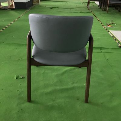 Modern Customize Upholstery Chair for Restaurant Hotel Solid Wood Furniture Dining Chair from Workshop