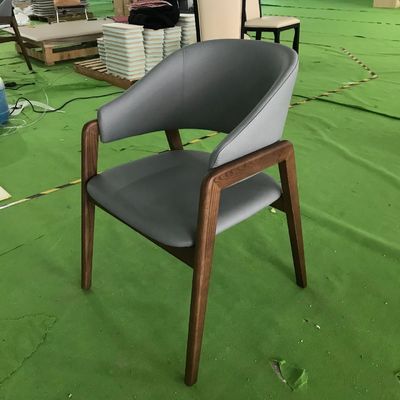 Modern Customize Upholstery Chair for Restaurant Hotel Solid Wood Furniture Dining Chair from Workshop