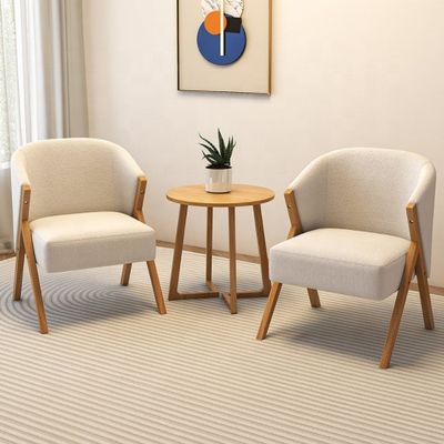 Comfortable Modern Luxury Velvet Soft Sofa Living Room Lounge Solid Wood Lazy Upholstered White Chair for Dining Chair