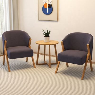 Comfortable Modern Luxury Velvet Soft Sofa Living Room Lounge Solid Wood Lazy Upholstered White Chair for Dining Chair