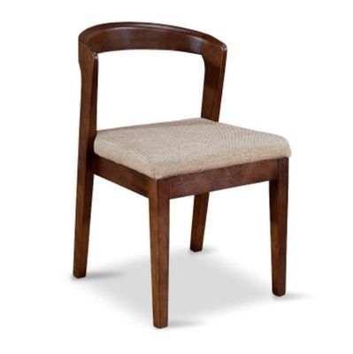 Modern Nordic Design Solid Wood PU Leather Dining Room Chair with Nitrolacquer Finish and Mail Packing
