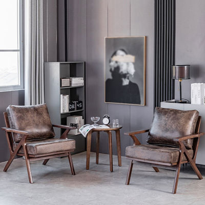 Living Room Accent Arm Chair Modern Nordic Wood Chair with Velvet Lamb Wool Hotel Design Furniture in White/Black/Yellow