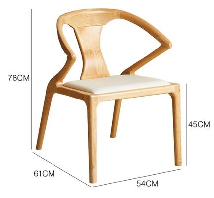 2023 Wood Restaurant Chair Black/Natural/Walnut/Customized Wood Dining Chairs for Hotel Dining