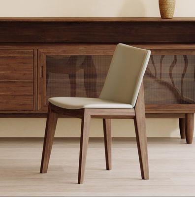 Modern Design Ashwood Frame Italian Classic Luxury Wood Dining Chair for Living Room Sophistication