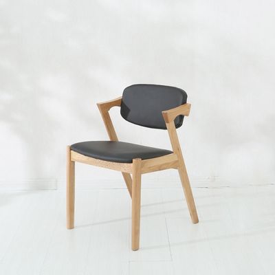 Natural Color Nordic Chair Modern Solid Wood Dining Chair for Restaurant