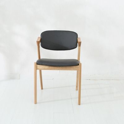 Natural Color Nordic Chair Modern Solid Wood Dining Chair for Restaurant