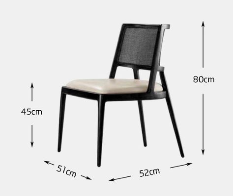 Modern Wooden Dining Room Furniture for Hotel Luxury Modern Rattan Restaurant Chairs